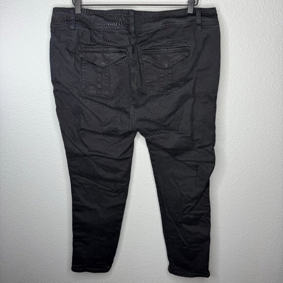 Talbots Black Cargo Skinny Jeans - Picture 4 of 8
